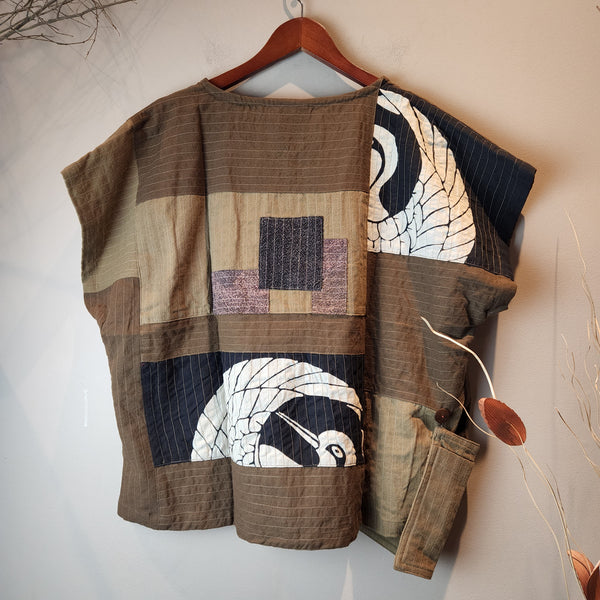 Phoenix Blouse Patchwork Top