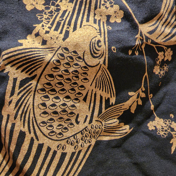 Golden Sakura Koi Tapered Ninja Pants