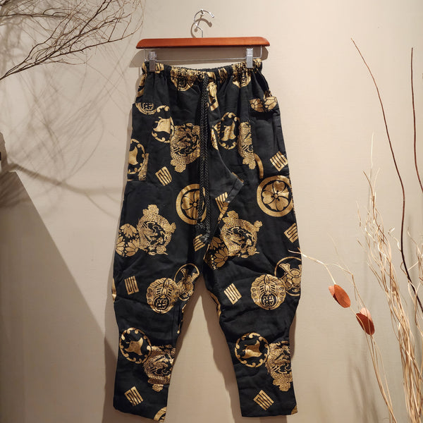 Golden Samurai Kamon Tapered Ninja Pants