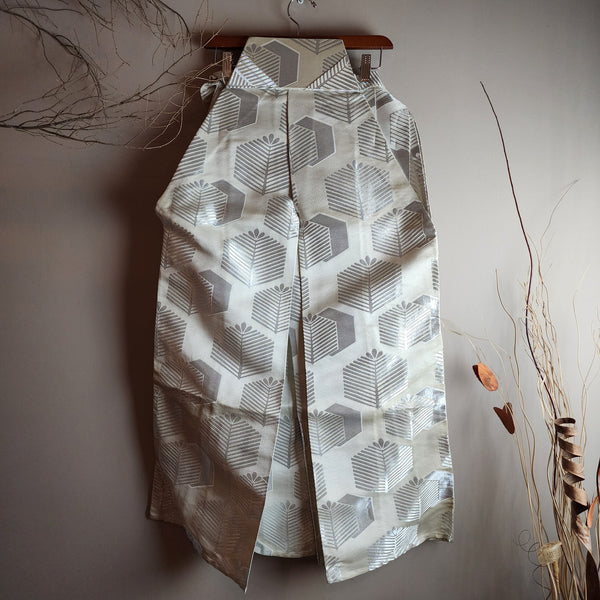 Vintage Silver Kamon Hakama Pants