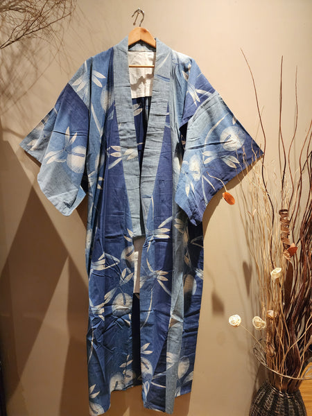 Blue Dragonfly Vintage Yukata