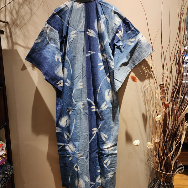Blue Dragonfly Vintage Yukata