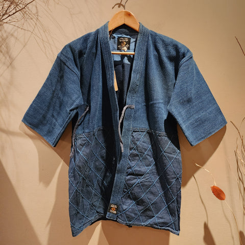 Vintage Indigo Kozuchi Kendo Swordsman Jacket S or Medium size 2