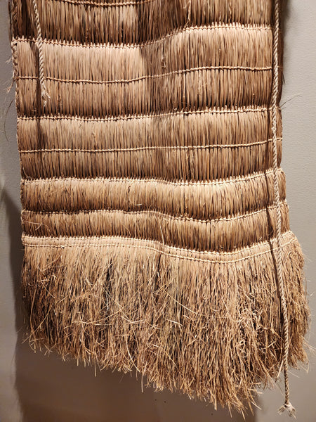 Vintage Mino Straw Cape, Japanese Farmer Raincoat, Rural Countryside Japan