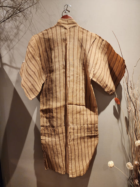 Early 1900s Antique Bashofu Robe, Kimono of Okinawa