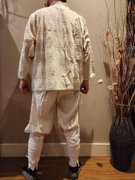 Natural Linen Tattsuke Bakama Pants