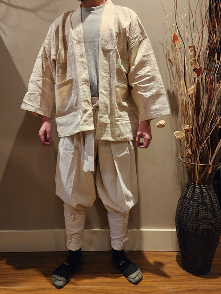 Natural Linen Tattsuke Bakama Pants