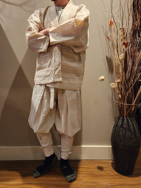 Natural Linen Tattsuke Bakama Pants