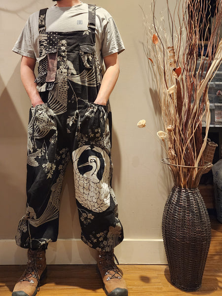 Phoenix Kamon Overall, Sakura Koi Patchwork Jumpsuit