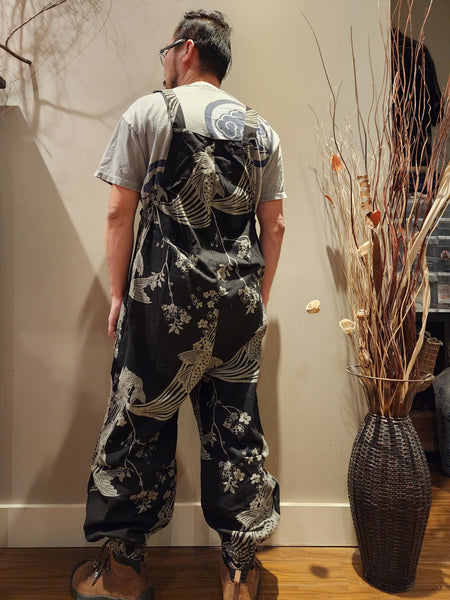 Phoenix Kamon Overall, Sakura Koi Patchwork Jumpsuit