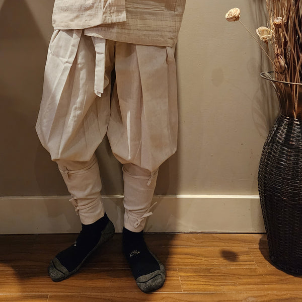 Natural Linen Tattsuke Bakama Pants
