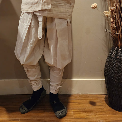 Natural Linen Tattsuke Bakama Pants