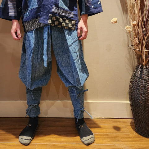 Stonewash Indigo Tattsuke Bakama Pants