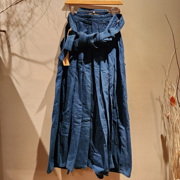 Vintage Indigo Kendo Fuji Daruma Hakama Pants