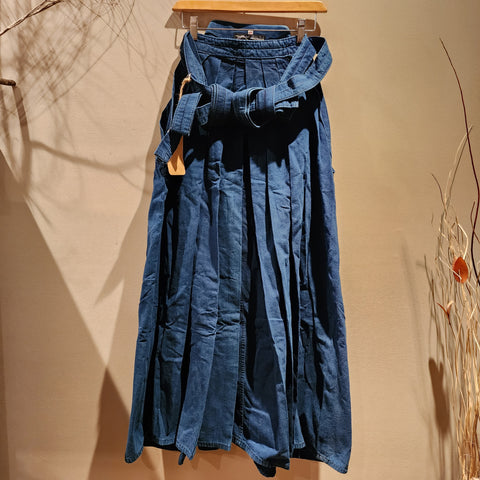 Vintage Indigo Kendo Fuji Daruma Hakama Pants