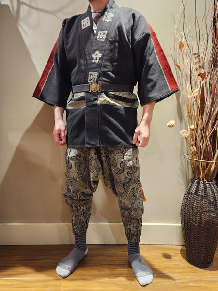 Showa Era Vintage Japanese Fireman's Coat