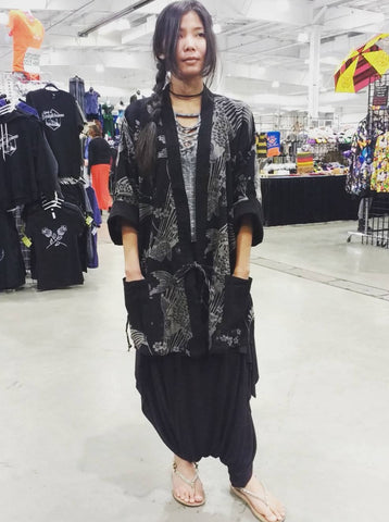 Sakura Koi Fish Noragi Kimono Noragi