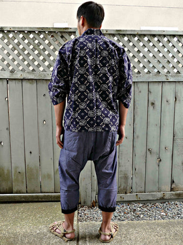 Post-1960s Antique Boro Farmer Peasant Reversible Jacket