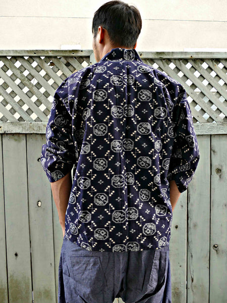 Post-1960s Antique Boro Farmer Peasant Reversible Jacket