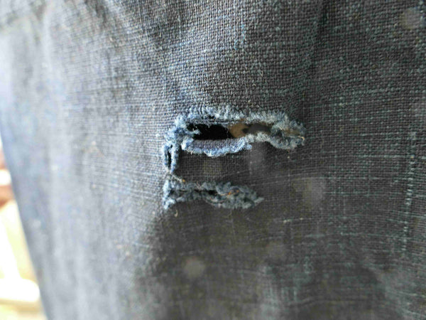 1900-1940 Vintage Indigo Noragi Boro Jacket