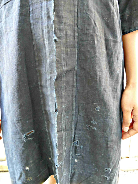1900-1940 Vintage Indigo Noragi Boro Jacket
