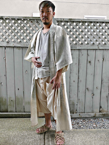 1930s RARE Japanese Vintage Noragi - handwritten TSUTSUGAKI fabric