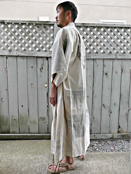 1930s RARE Japanese Vintage Noragi - handwritten TSUTSUGAKI fabric