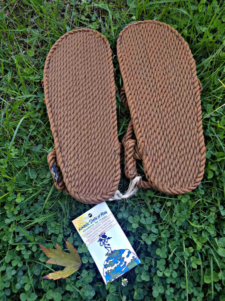 Brown Rope Sandals
