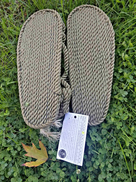 Green Rope Sandals