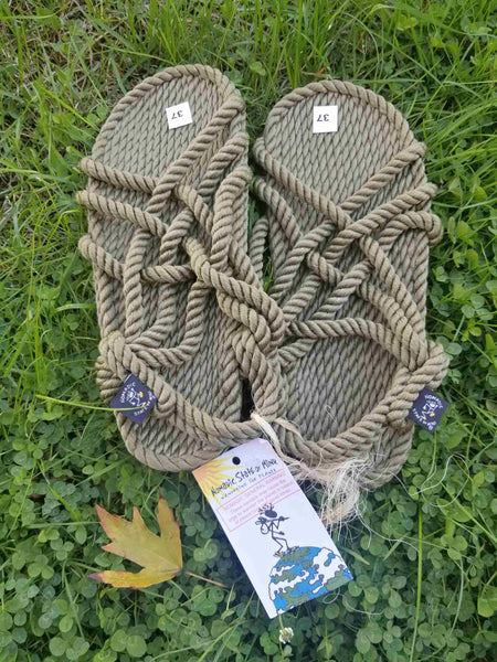 Green Rope Sandals