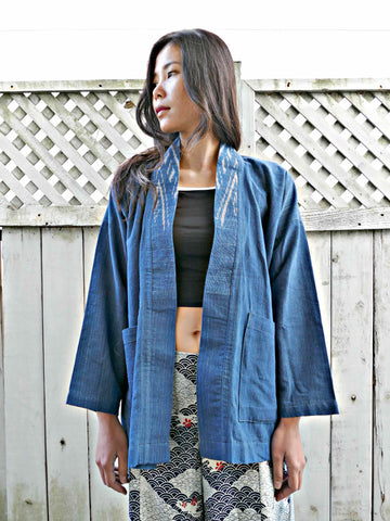 Natural Dyed Indigo Noragi Hanten 1of1