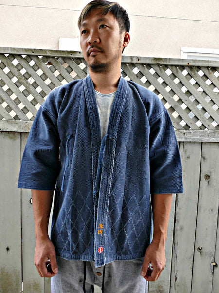 ANTIQUE INDIGO KENDO SASHIKO SWORDMAN JACKET