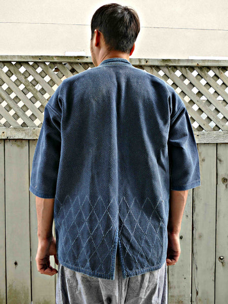 ANTIQUE INDIGO KENDO SASHIKO SWORDMAN JACKET