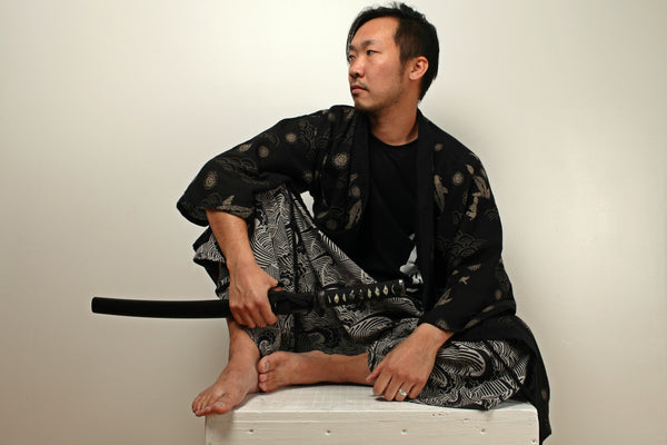 Koi Fish Samurai Noragi Kimono Regular & XXL